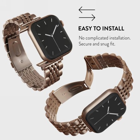 BURGA Metal Bracelet Chic Royal - bransoleta do Apple Watch 42-49 mm (rose gold)