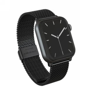 BURGA Metal Mesh Elegance - bransoleta do Apple Watch 38-42 mm (black)