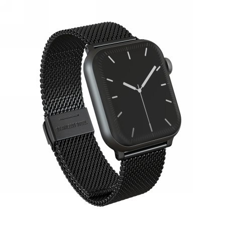 BURGA Metal Mesh Elegance - bransoleta do Apple Watch 38-42 mm (black)