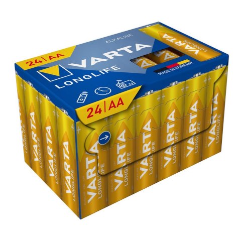 BATERIE ALKALICZNE VARTA R6 (AA) LONGLIFE 24szt NEW