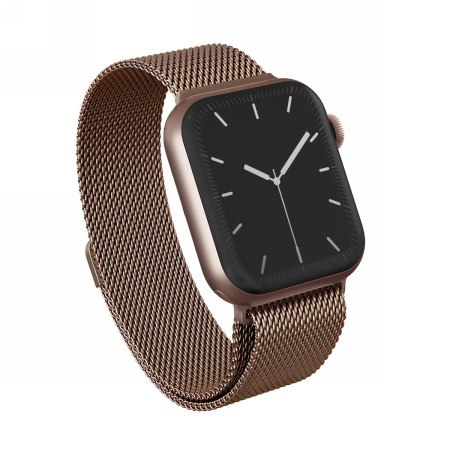 BURGA Metal Mesh Band - bransoleta do Apple Watch 42-49 mm (rose gold)