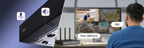 Rejestrator IP Imou  NVR-N118W-8A0E-P 18- kanałowy