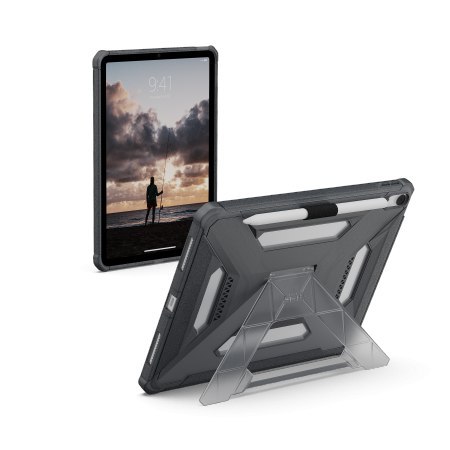 UAG Scout+ - etui z podstawką oraz uchwytem na Apple Pencil do iPad Air 11" M2 (2024) / M3 (2025) / M4 (2026) (ash)