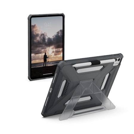 UAG Scout+ - etui z podstawką oraz uchwytem na Apple Pencil do iPad Pro 11" M4 (2024) / M5 (2025) (ash)
