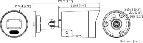 Kamera IP Hikvision DS-2CD2087G2H-LIU/SL(4mm)(eF)