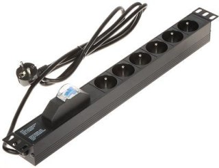 Listwa zasilająca 6 gniazd PD-6/R-1P