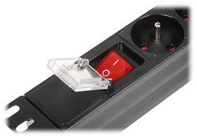 Listwa zasilająca 7 gniazd PD-7/R-N