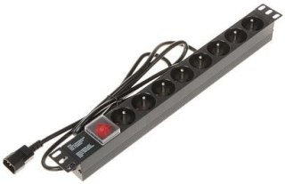 Listwa zasilająca 8 gniazd PD-8/R-IEC