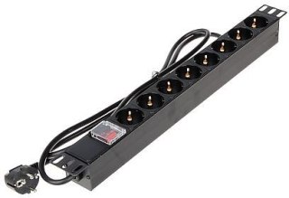 Listwa zasilająca 8 gniazd PD-8/RACK-N