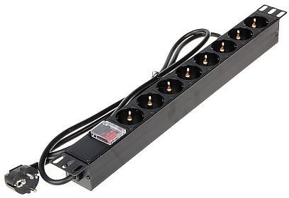 Listwa zasilająca 8 gniazd PD-8/RACK-N