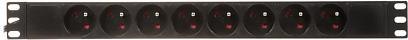 Listwa zasilająca 8 gniazd PD-8/R/IEC-N