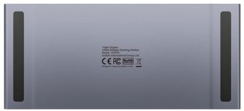 Unitek Potrójna stacja dokująca USB4 40Gb/s,zasilacz 120W
