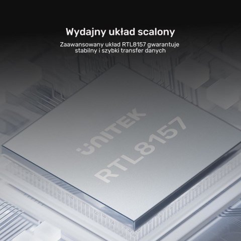 Unitek Adapter USB-C do RJ45 5Gbps