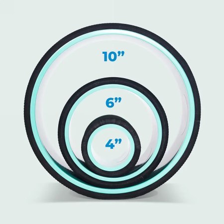 Chirp Wheel Plus 3 pk 4", 6", 10" - zestaw 3 kół do ćwiczeń, stretchingu, rehabilitacji, jogi, pilatesu 4", 6", 10" (3szt)