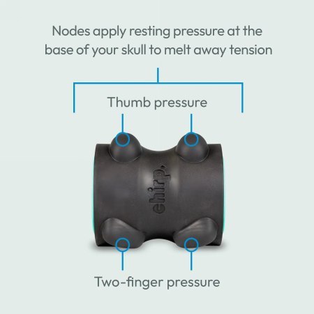 Chirp Wheel XR 4" Neck & Headache - roler do masażu szyi, karku z wypustkami 4"