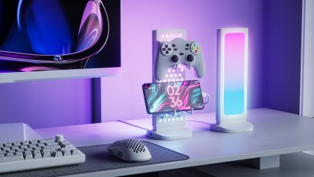 Nanoleaf Pegboard Desk Dock - podświetlana stacja dokująca do urządzeń peryferyjnych (white)