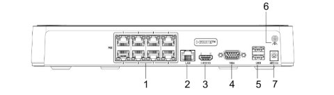 Rejestrator IP Hilook 8 kanałowy 4MP NVR-8CH-H/8P PoE z dyskiem 2TB