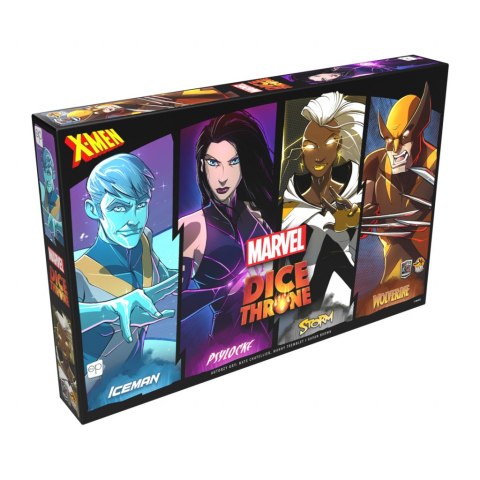GRA MARVEL DICE THRONE : ICEMAN, PSYLOCKE, STORM, WOLVERINE - podstawa - LUCKY DUCK GAMES