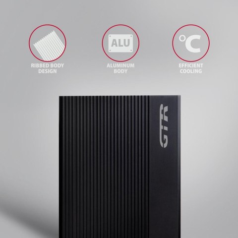 Obudowa zewnętrzna AXAGON EE35-GTR aluminiowa USB3.2 Gen1 - SATA 6G 3.5''
