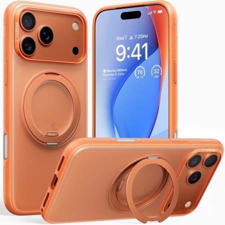 TORRAS Ostand R Fitness - etui do iPhone 17 Pro kompatybilne z MagSafe (energy orange)