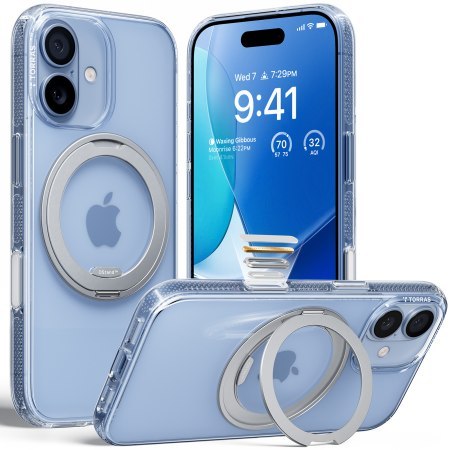 TORRAS Ostand R Fitness - etui do iPhone 17 kompatybilne z MagSafe (clear)