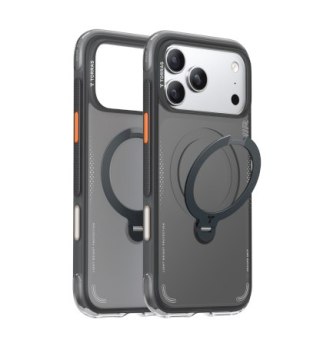 TORRAS Ostand Spin Air - etui do iPhone 17 Pro kompatybilne z MagSafe (shadow black)