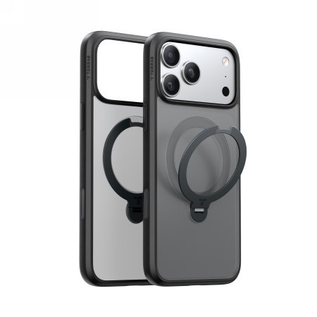 TORRAS Ostand Spin - etui do iPhone 17 Pro Max kompatybilne z MagSafe (black)