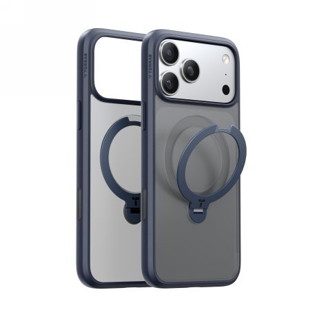 TORRAS Ostand Spin - etui do iPhone 17 Pro Max kompatybilne z MagSafe (midnight blue)