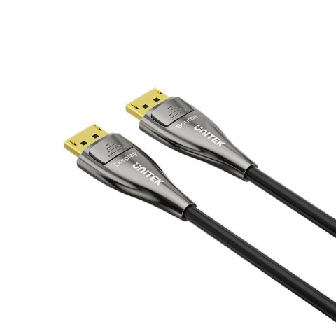 Unitek Kabel światłowodowy 8K Display Port 2.1 10m