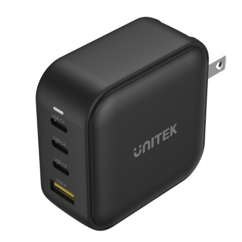 Unitek Ładowarka GaN 4 porty, PD 100W QC3.0