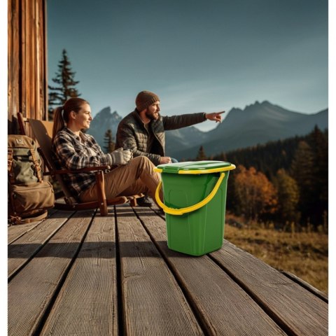 GreenBlue Toaleta turystyczna GB320GO ciemnozielono-pomarańczowa