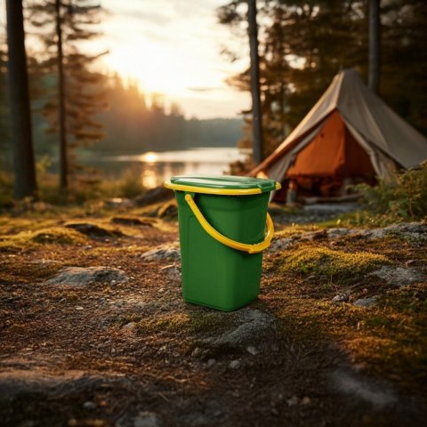 GreenBlue Toaleta turystyczna GB320GO ciemnozielono-pomarańczowa