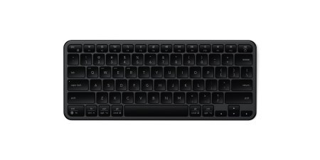Satechi Slim EX1 - klawiatura Bluetooth do trzech urządzeń z przełącznikiem trybu Mac/Windows (space black)