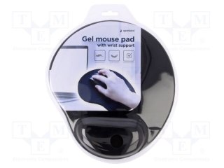 MOUSEPAD podkładka pod mysz MP-GEL-BLACK 260x220 mm