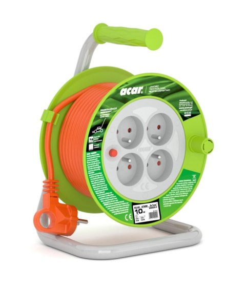 Przedł.ZWIJANY ACAR PZ-4Z/OTM H05VV-F 3Gx1.0 10M Z STYK. OCHR. POMARAŃCZOWY M01896