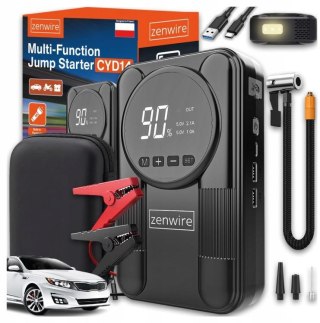 Booster Powerbank Jump Starter Kompresor Samochodowy Zenwire CYD14
