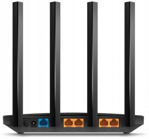 ROUTER WIFI TP-LINK Dwupasmowy,2.4GHz 300 Mbps, 5GHz 867 Mbps Archer C6
