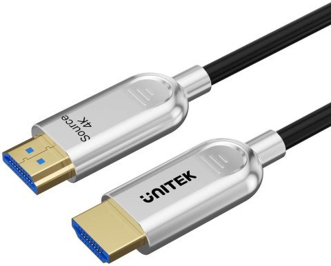 Kabel HDMI Unitek optyczny 2.0 AOC 4K 60Hz 80m