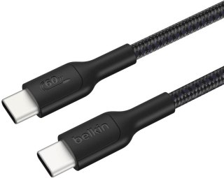 Kabel USB-C / USB-C Belkin 60W 2 m do Nintendo Switch2 w oplocie, czarny