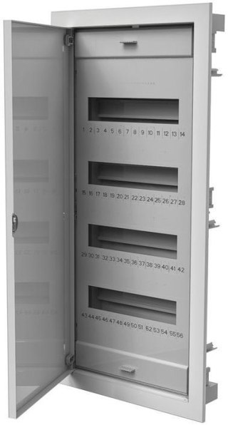 ROZDZIELNICA UNIWERSALNA 48 MODUŁÓW Z METALOWYMI DRZWIAMI PAWBOL C.1548