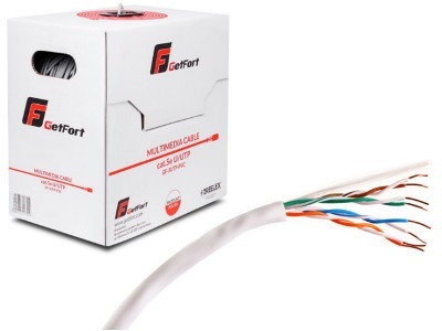 KABEL SKRĘTKA GETFORT PREMIUM CAT.5E U/UTP PVC 305m