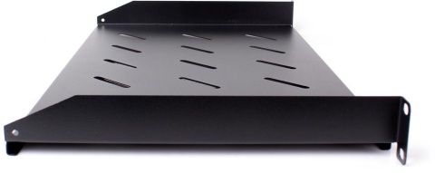 Półka rackowa uniwersalna Getfort 19 cali 1U 270mm Czarna