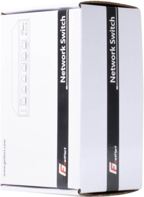 SWITCH POE GETFORT 4FE x POE + 2FE UPLINK 65W