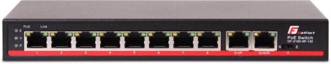 SWITCH POE GETFORT 8FE+2GE 120W