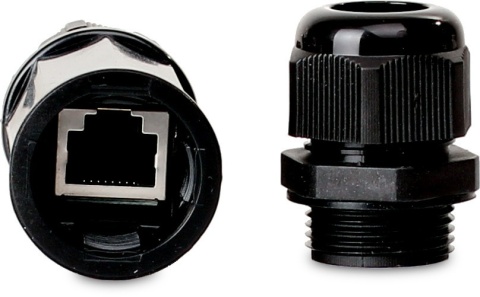 TOP ŁĄCZNIK RJ45 GETFORT CAT.5E RJ45-G / RJ45-G ZEWNĘTRZNY