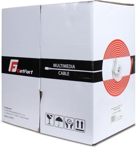 KABEL SKRĘTKA GETFORT CAT.6 U/UTP PVC 305m