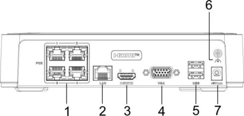 Rejestrator IP Hilook NVR-104H-D/4P(D) 4-kanałowy 5MP PoE