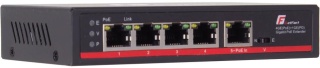 SWITCH POE GETFORT 4GE+1GE 90W (POE-IN)