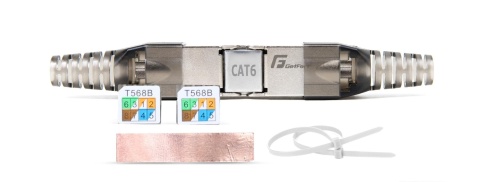 ŁĄCZNIK RJ45 GETFORT CAT.6 modularny beznarzędziowy