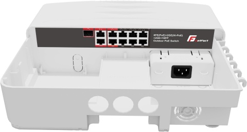 SWITCH POE GETFORT 6FE+2GE+2GB+1SFP OUTDOOR IP65